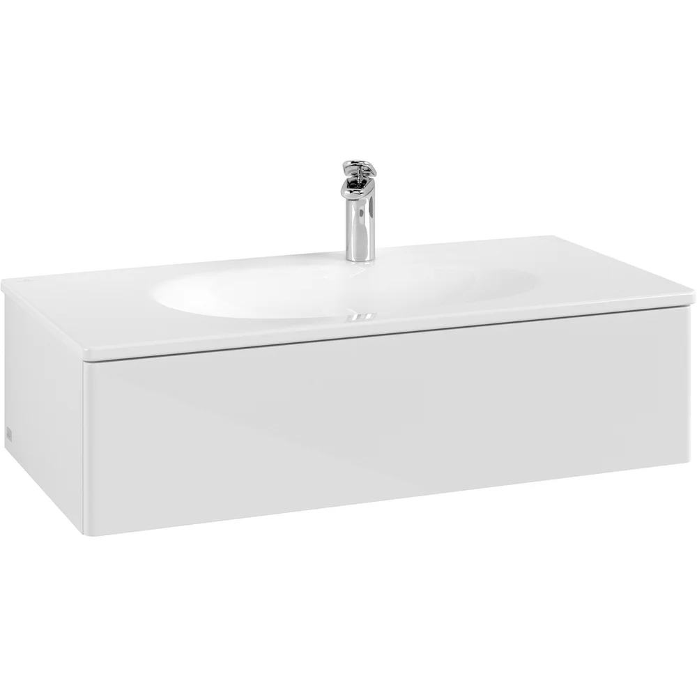 V&B ANTAO SERVANTSKAP 1 SKUFF GLATT 988X256X493 M/LYS HVIT v:4374507