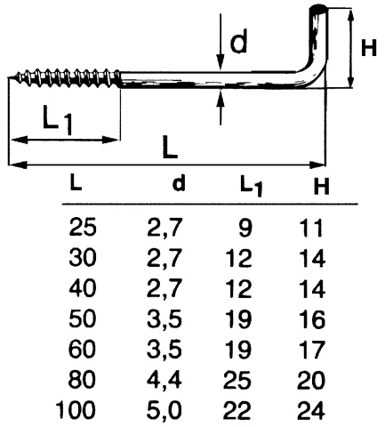 Vinkelkrok 7 50×3,5mm fzb a-8essve v:2109850 Vinkelkrok 7 50×3,5mm fzb a-8essve v:2109850