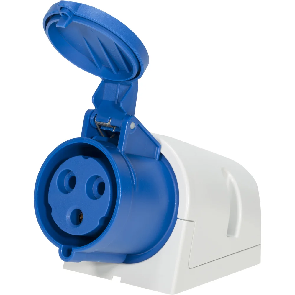CEE STIKKONTAKT FOR RUNDPLUGG 2-POL M/JORD 230V 32A v:2420340