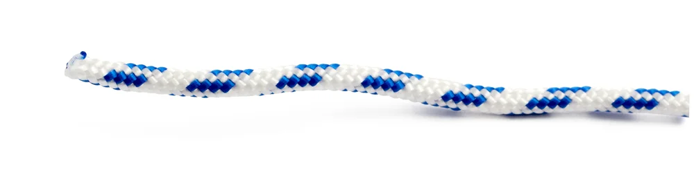 Fortøyningstau 4 mm hvit/blå 30 m v:2470296 Fortøyningstau 4 mm hvit/blå 30 m v:2470296