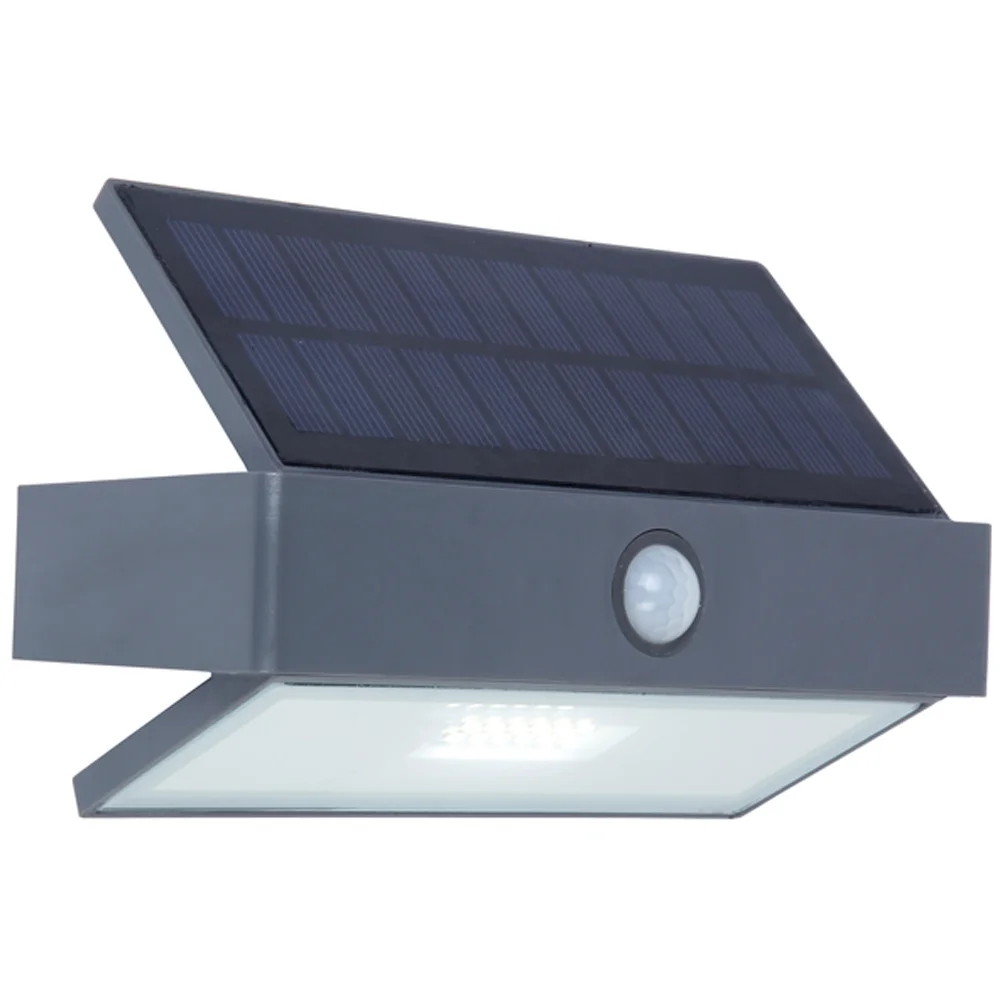 LUTEC SOLAR ARROW SENSOR VEGGHENGT LAMPE GRÅ v:1158420