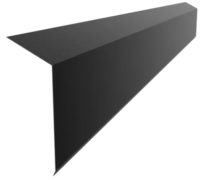 FORBORDBESLAG 170X80MM 2M SORT v:7376816