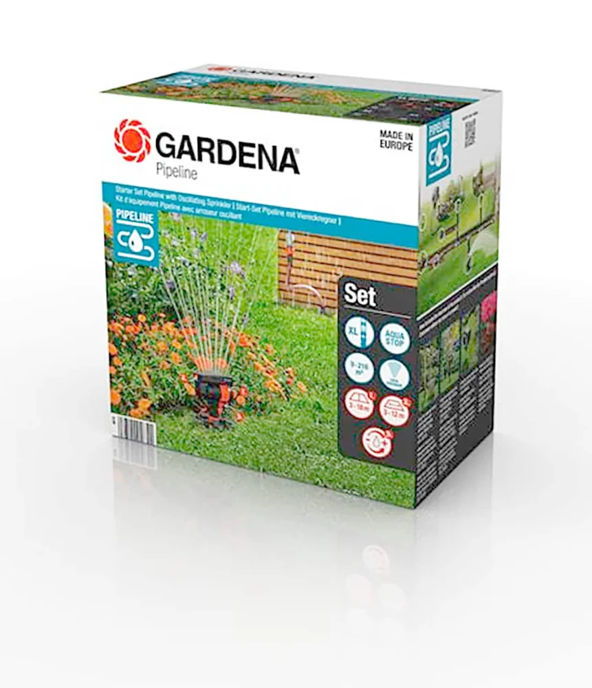 Gardena Sett pipeline+vannspreder v:9513419 Gardena Sett pipeline+vannspreder v:9513419
