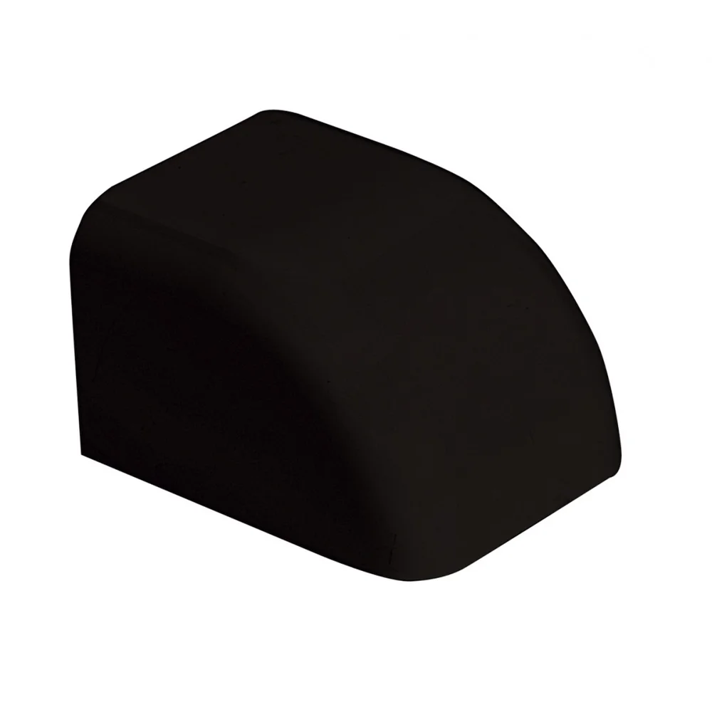 ENDEAVSLUTNING TIL KANAL 80X60MM SORT v:7922290