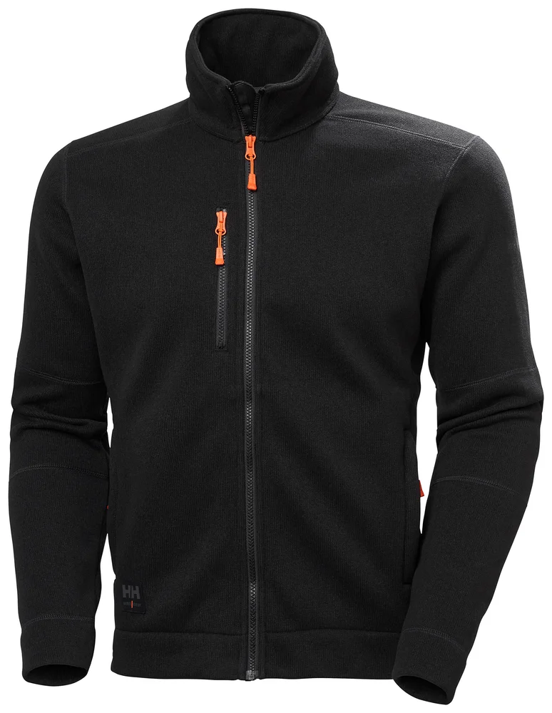 FLEECEJAKKE 72250 990 SVART 2XL v:2760716