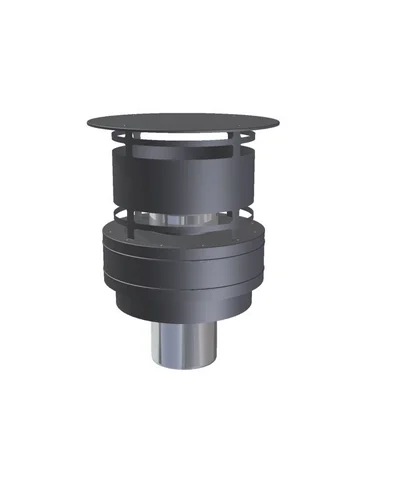PIPEHATT Ø200 SORT PMV50 v:1335505