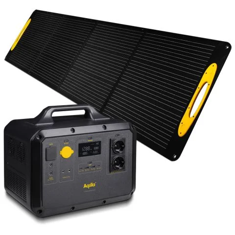 Powerbird S1500 + Sunbird P200 Aqiila Solcellepanelpakke 4079234