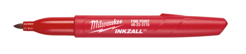 Milwaukee permanent markeringspenn rød v:8411287