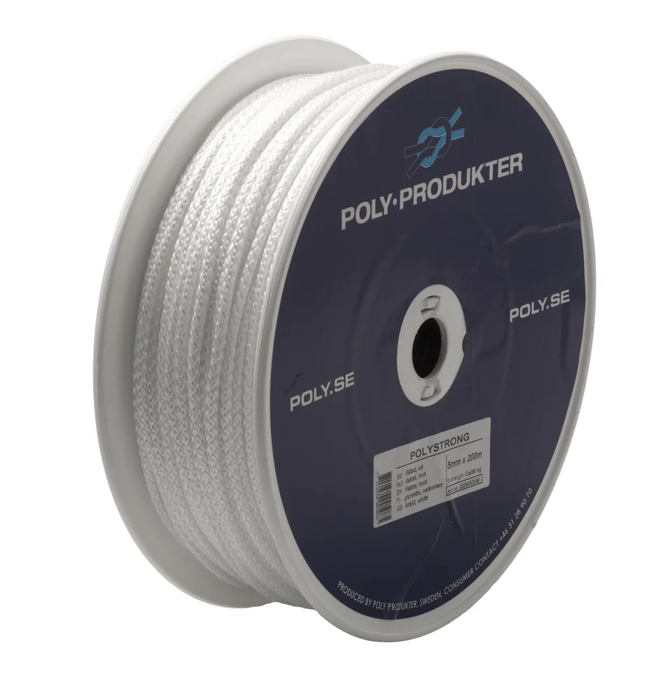 FLAGGLINE 6MM 200M HVIT POLYSTRONG v:7310955