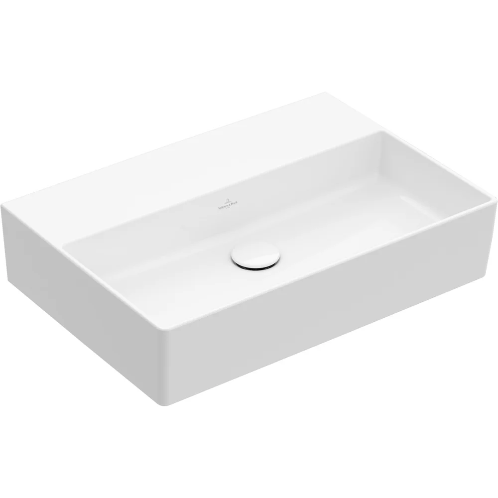VILLEROY & BOCH MEMENTO 2.0 SERVANT 60 CM U/ARMATURHULL, HVIT ALPIN CERAMICPLUS U/OVERLØP v:4480570