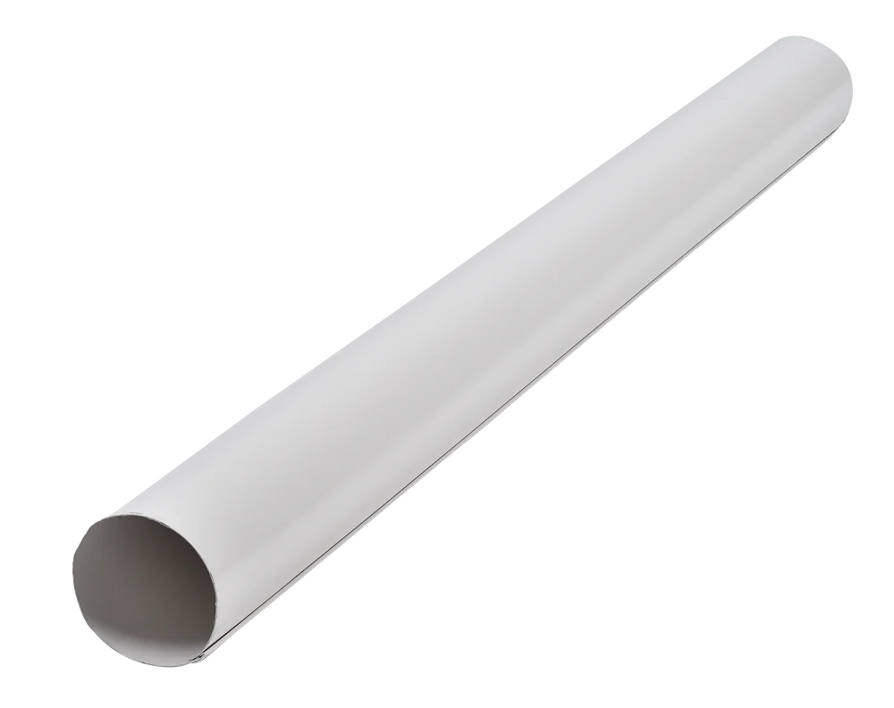 Nedløpsrør stål 75 mm 3M hvit v:9093271