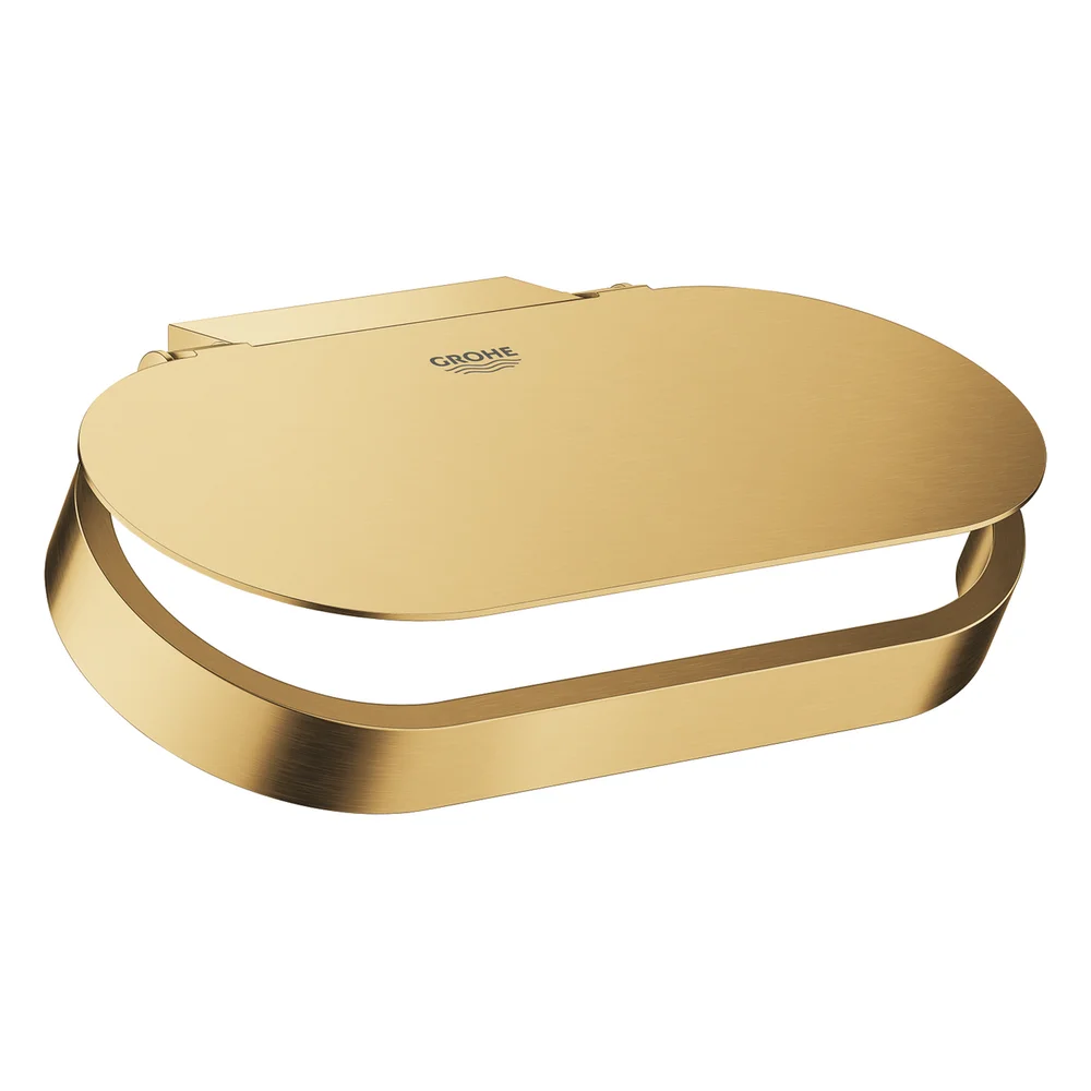 GROHE SELECTION TOALETTRULLHOLDER MED LOKK BØRSTET COOL SUNRISE v:9308635