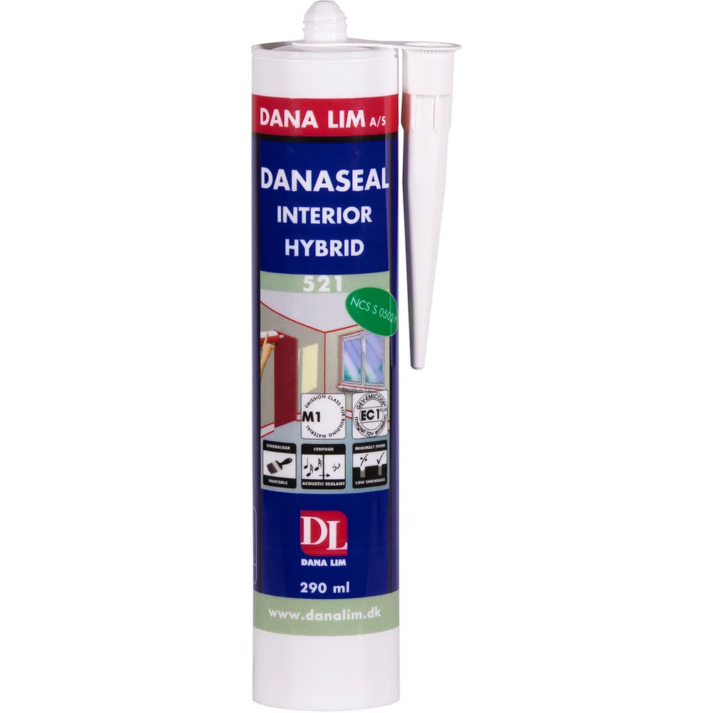 DANASEAL INTERIØR 521 KLASSISK HVIT 290 ML v:8913241 DANASEAL INTERIØR 521 KLASSISK HVIT 290 ML v:8913241