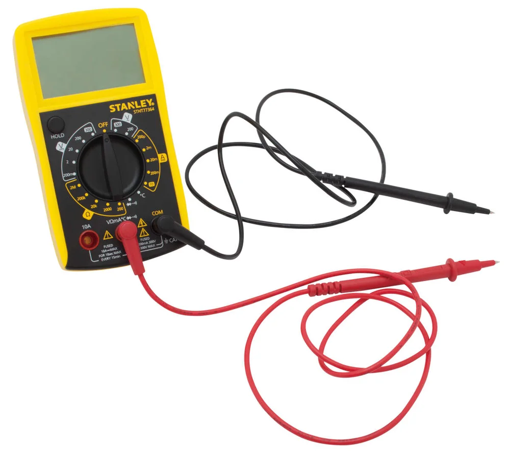 Stanley Multimeter stht0-77364 med stor LCD skjerm v:8414518 Stanley Multimeter stht0-77364 med stor LCD skjerm v:8414518