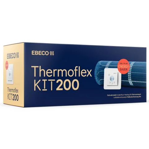 Thermoflex Kit 200 Ebeco Varmekabelmatte 3084228 Thermoflex Kit 200 Ebeco Varmekabelmatte 3084228