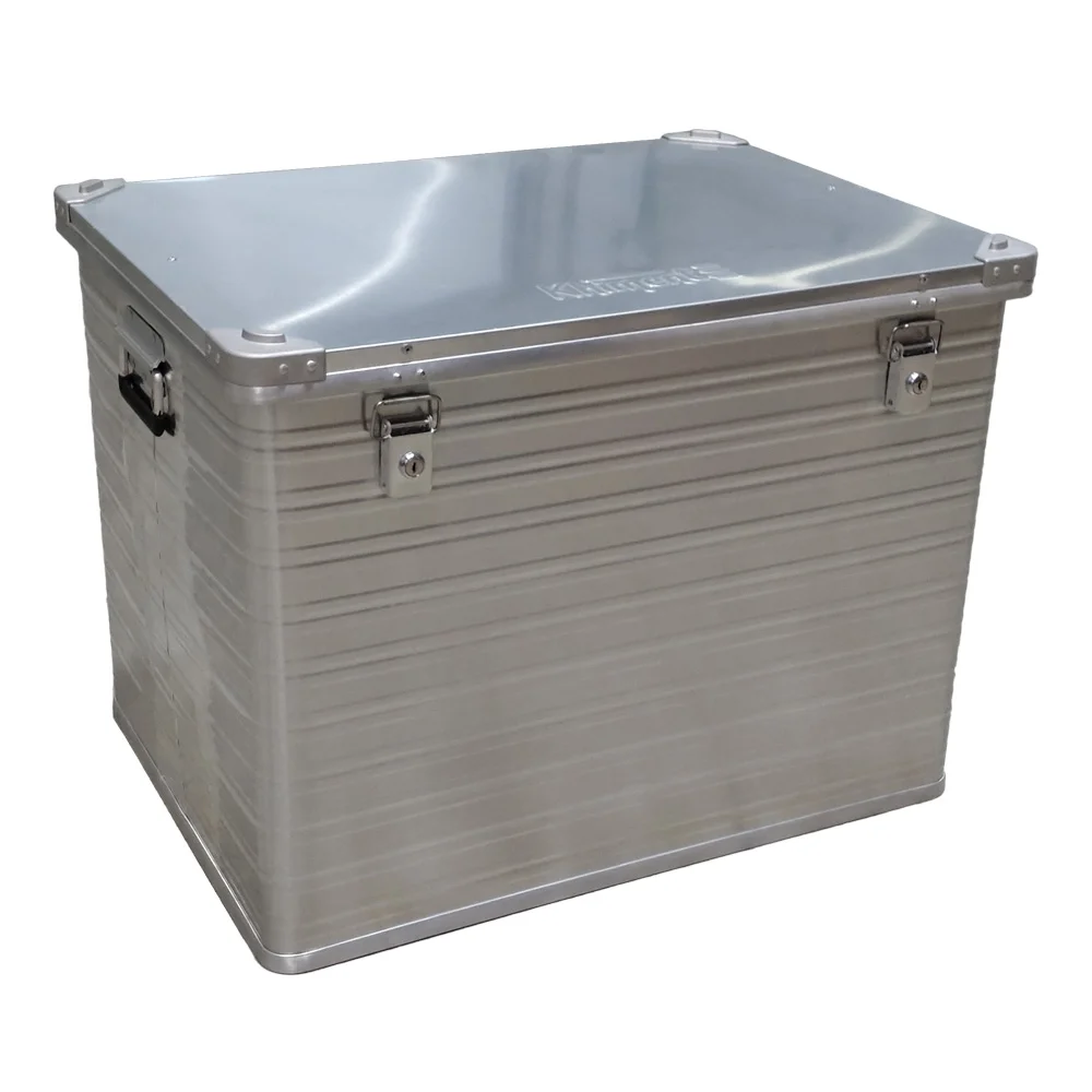 Alukasse ms240l 780x580x620mm med stablehjørner 1 mm alu khiment v:3268775 Alukasse ms240l 780x580x620mm med stablehjørner 1 mm alu khiment v:3268775