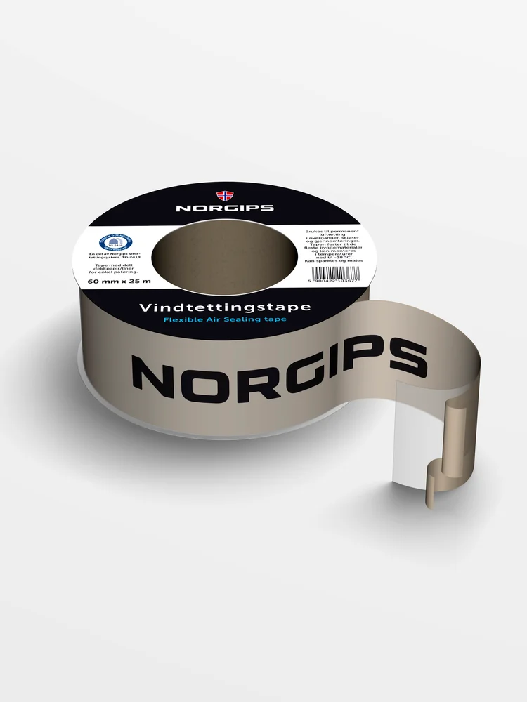 VINDTETTINGSTAPE NORGIPS 60 MM v:5888522 VINDTETTINGSTAPE NORGIPS 60 MM v:5888522