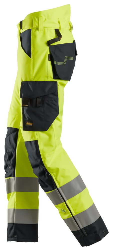 Vinterbukse gul/sort XL polyester v:8316848