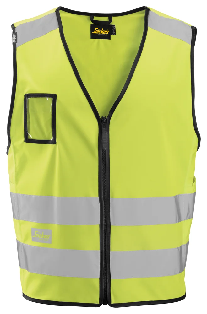 Snickers refleksvest 9153 gul str XXL klasse 2 high-vis v:9961018 Snickers refleksvest 9153 gul str XXL klasse 2 high-vis v:9961018