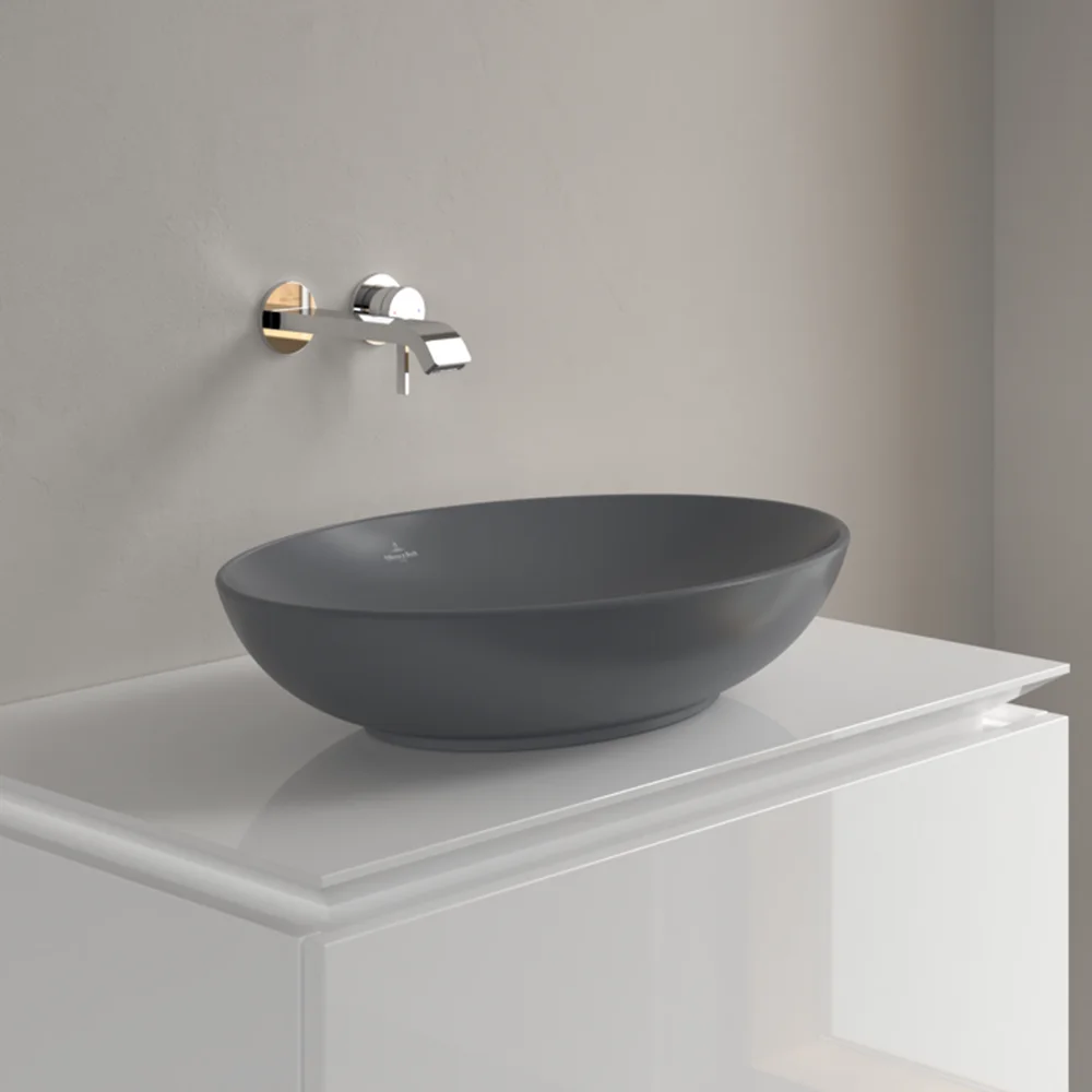 V&B LOOP & FRIENDS OVAL SERVANT C+ 56X38 GRAPHITE v:2078986