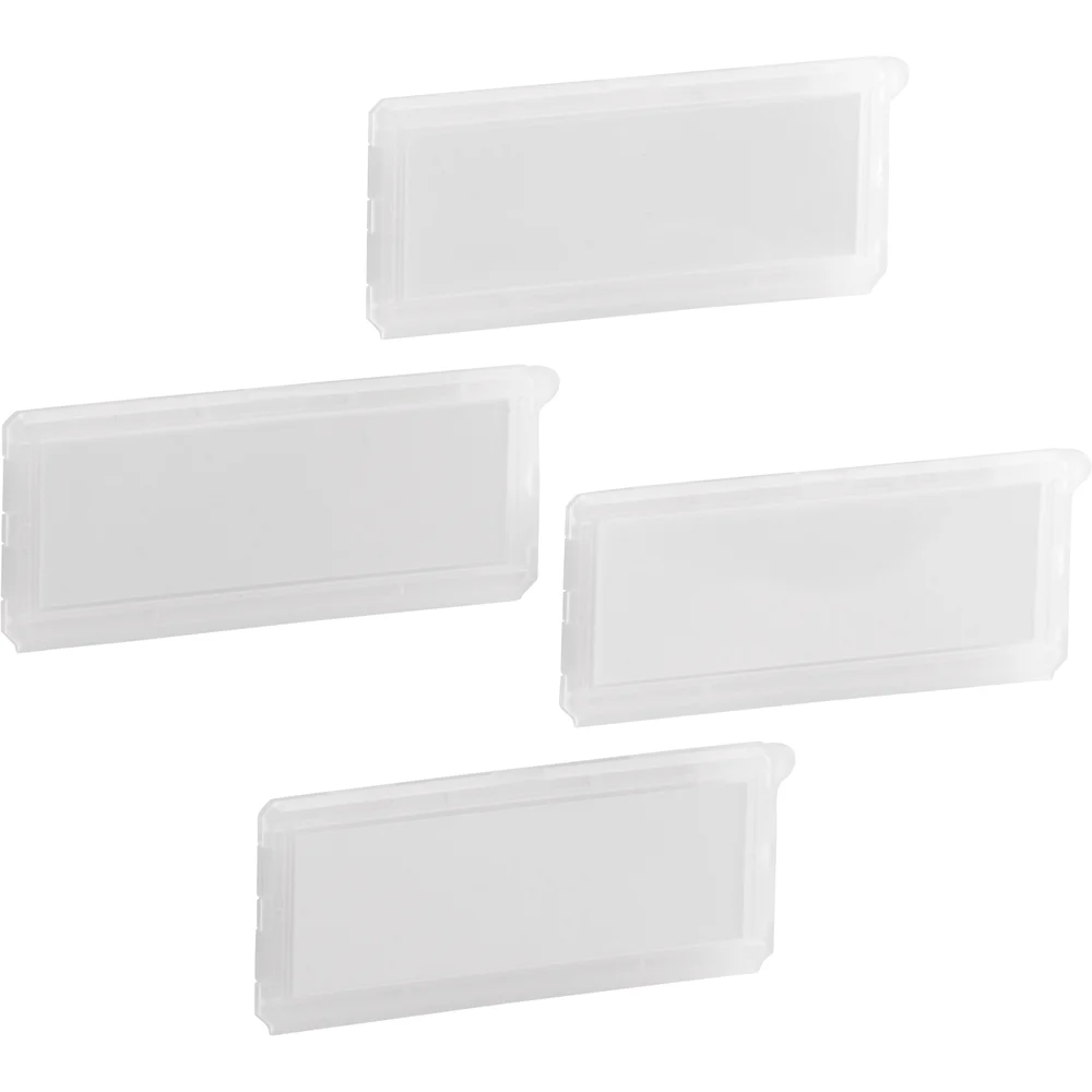 ELFA ETIKETTHOLDER FOR TRÅDKURV/MESHKURV TRANSPARENT 4PK v:5066512