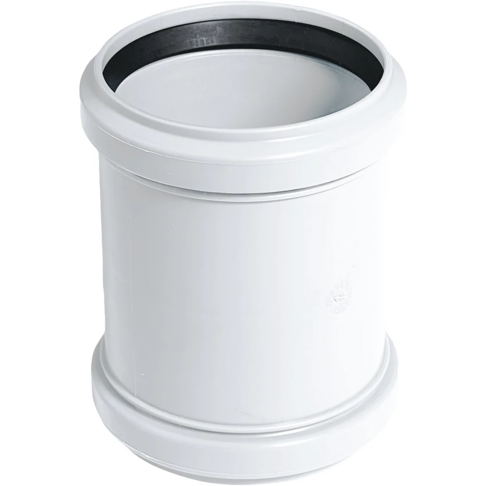 DOBBELTMUFFE 50MM PP HVIT v:5385519 DOBBELTMUFFE 50MM PP HVIT v:5385519