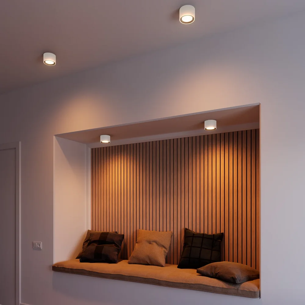 NORDLUX LANDON SMART TAKLAMPE 2700-6500K HVIT v:1194325 NORDLUX LANDON SMART TAKLAMPE 2700-6500K HVIT v:1194325