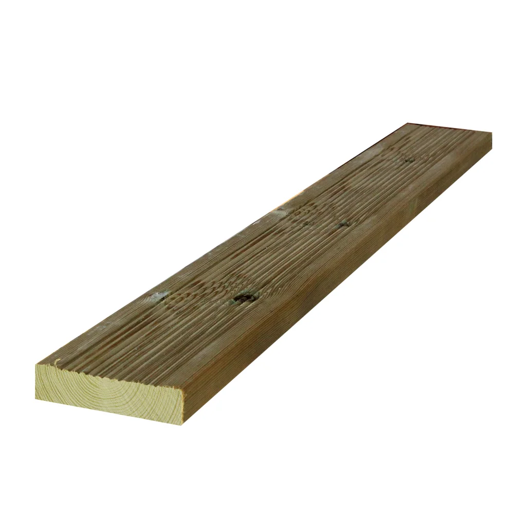 Terrassebord Rillet 28X120 Furu Cu Impregnert Kl1 - Moelven v:2269193
