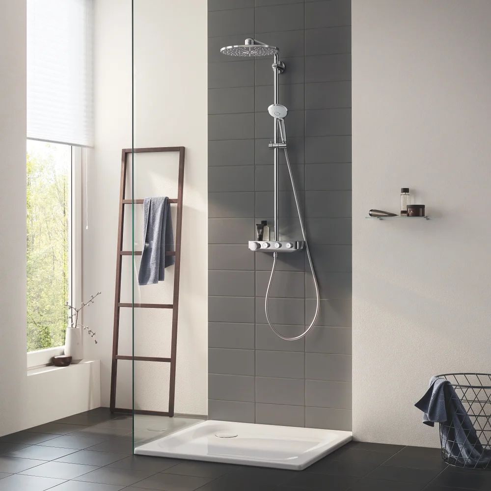 GROHE EUPHORIA SMARTCONTROL SYSTEM 310 DUO DUSJSETT M/TAKDUSJ OG DUSJBATTERI v:7082764