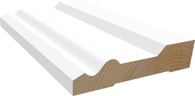 Gulvlist vareprøve Klassisk B malt Furu 15x095x120 v:6598514