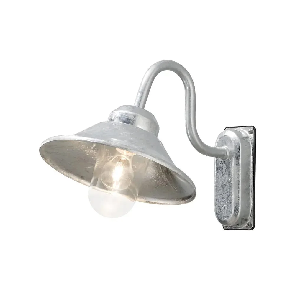 Konstsmide Vegglampe VEGA Galvanisert, E27 v:5183847 Konstsmide Vegglampe VEGA Galvanisert, E27 v:5183847