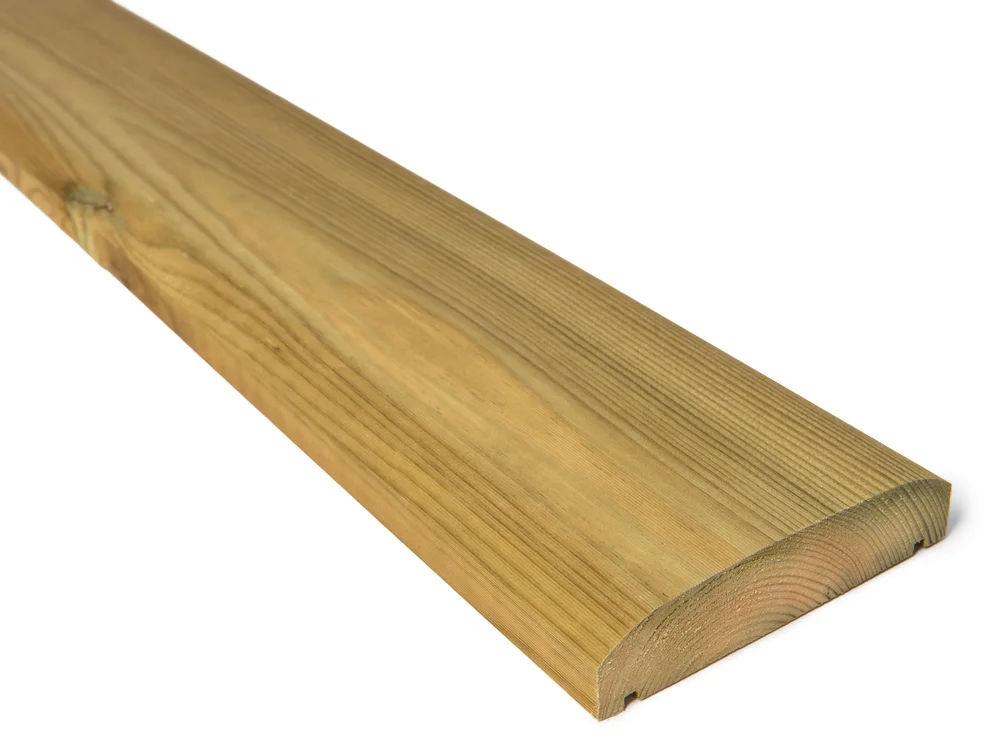 Altanrekke CU-impregnert furu flat rillet 34x145 mm v:7153806