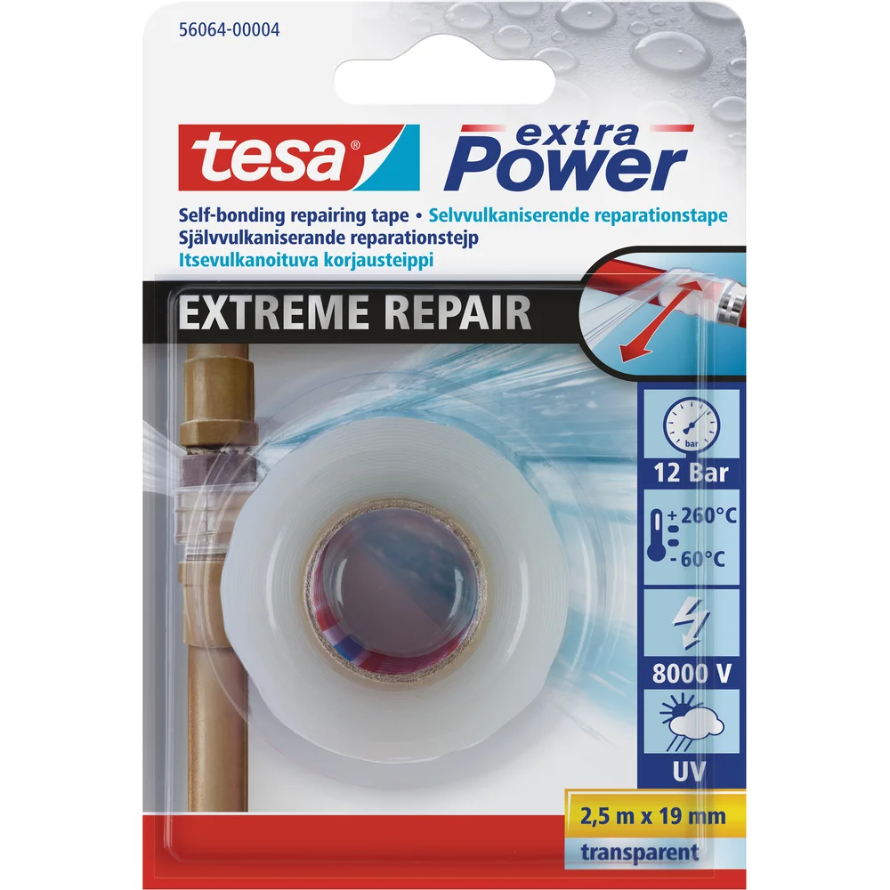 TESA SILIKONTAPE 2,5M X 19MM TRANSPARENT v:1735489