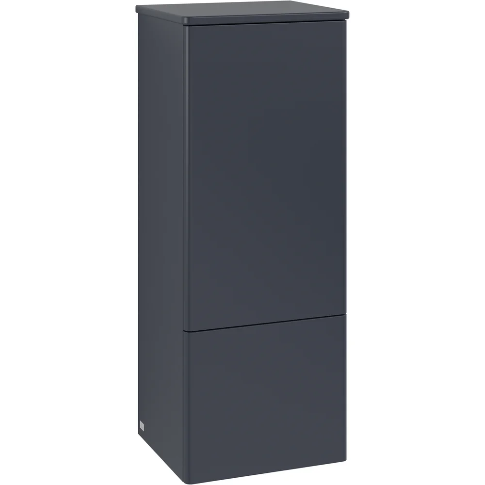 V&B ANTAO MIDDELS HØYSKAP 1 DØR GLATT 414X1039X356 HØYRE M/LYS BLÅ v:7673579