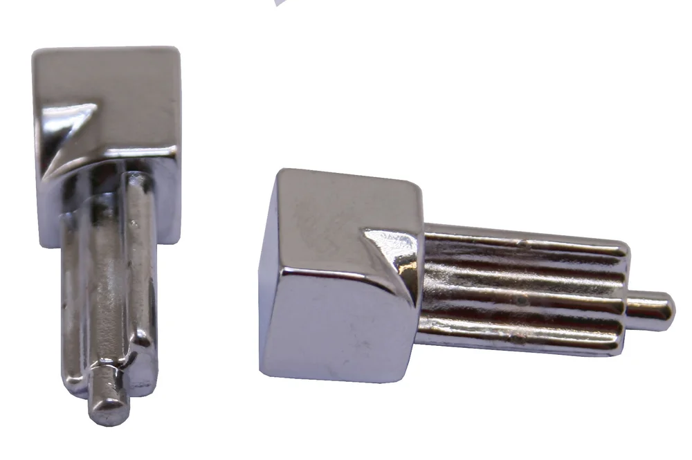 Hjørnestift innvendig krom aluminium 10 mm pakke a 2 stk v:5849940
