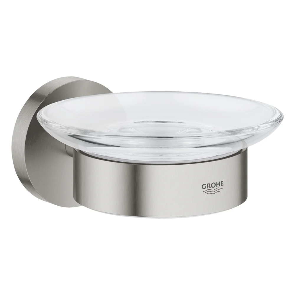 GROHE START SÅPESKÅL MED HOLDER SUPERSTEEL v:8380531 GROHE START SÅPESKÅL MED HOLDER SUPERSTEEL v:8380531