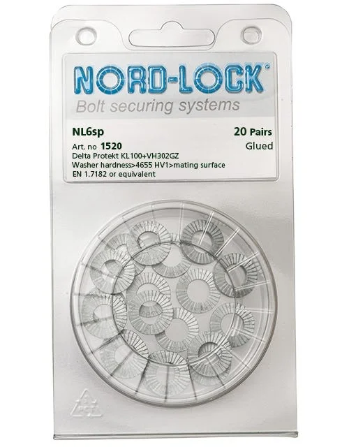 NORD-LOCK NORDLOCK SKIVE STÅL NL 6SP v:8419334