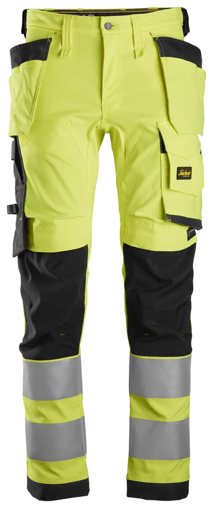 Arbeidsbukse high-vis gul/sort str 58 v:9642429 Arbeidsbukse high-vis gul/sort str 58 v:9642429