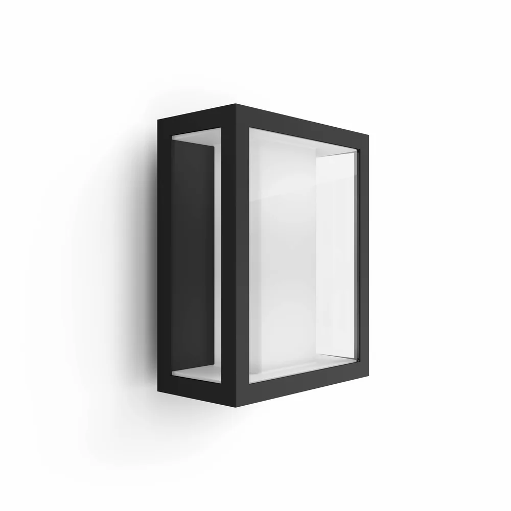 Philips Hue Vegglampe Impress HUE, stor, utendørs, 16W, svart v:5515280 Philips Hue Vegglampe Impress HUE, stor, utendørs, 16W, svart v:5515280