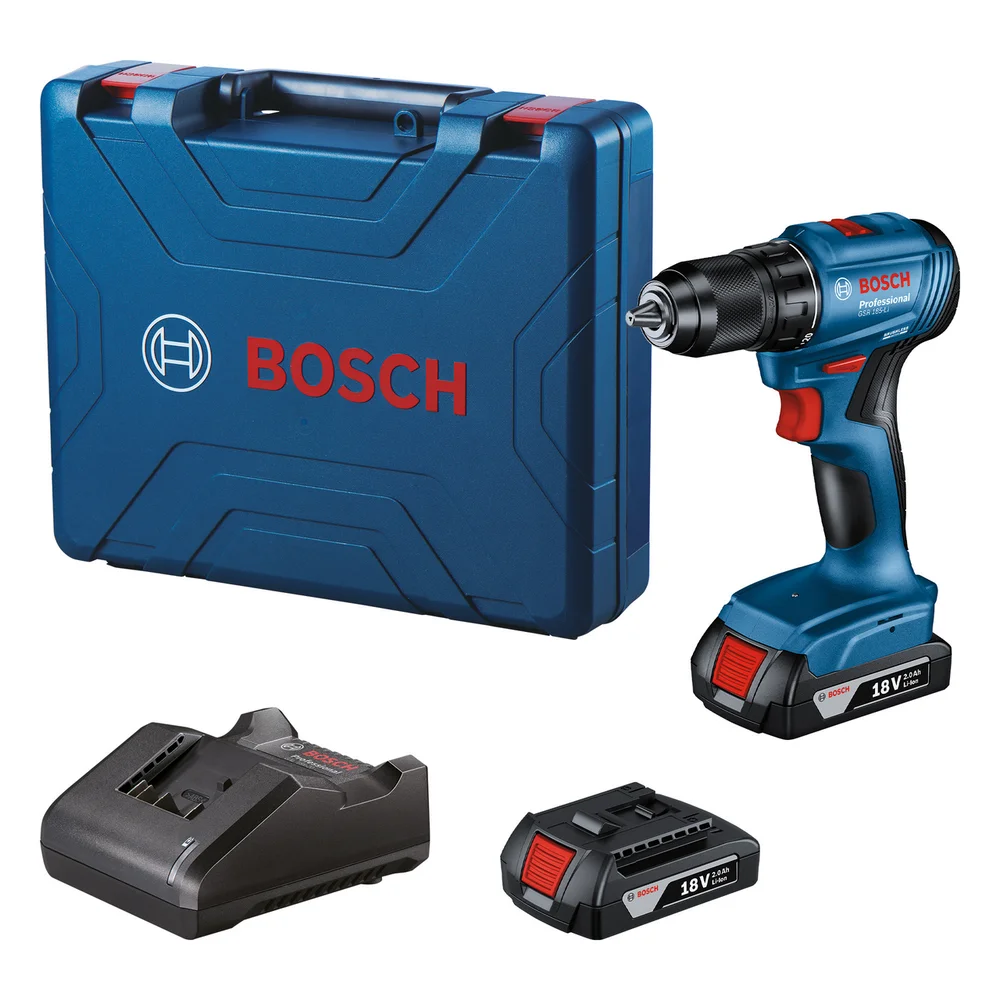 BOSCH DRILL GSR 185-LI 2X2AH CASE v:9862276 BOSCH DRILL GSR 185-LI 2X2AH CASE v:9862276