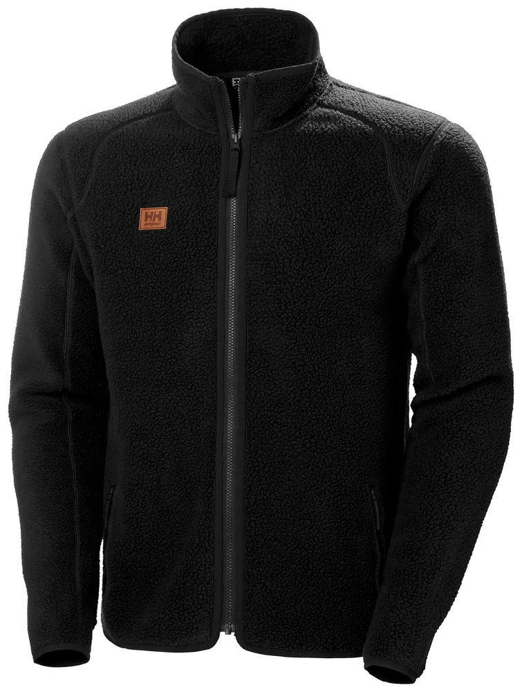 FLEECEJAKKE 72180 990 SVART XS v:4553038