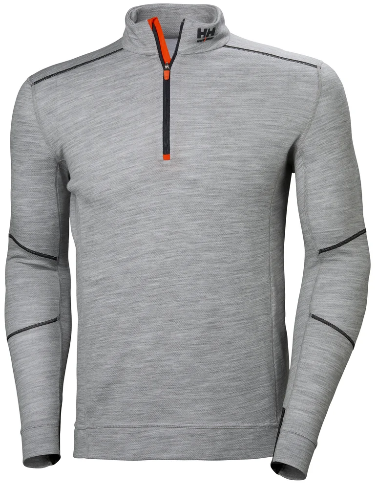 TRØYE POLO GRÅ 2XL LIFA MERINO v:9933653