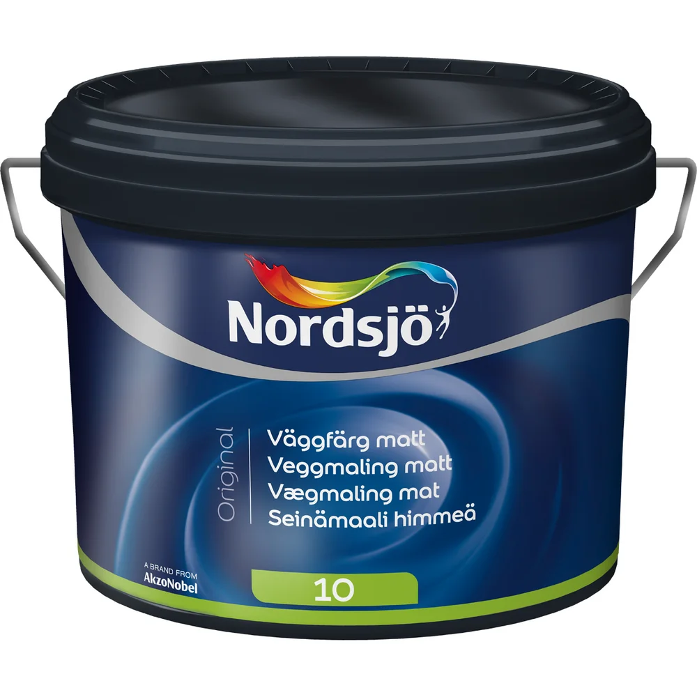 NORDSJØ ORIGINAL VEGG MATT 10 BW 10 L v:1192924 NORDSJØ ORIGINAL VEGG MATT 10 BW 10 L v:1192924