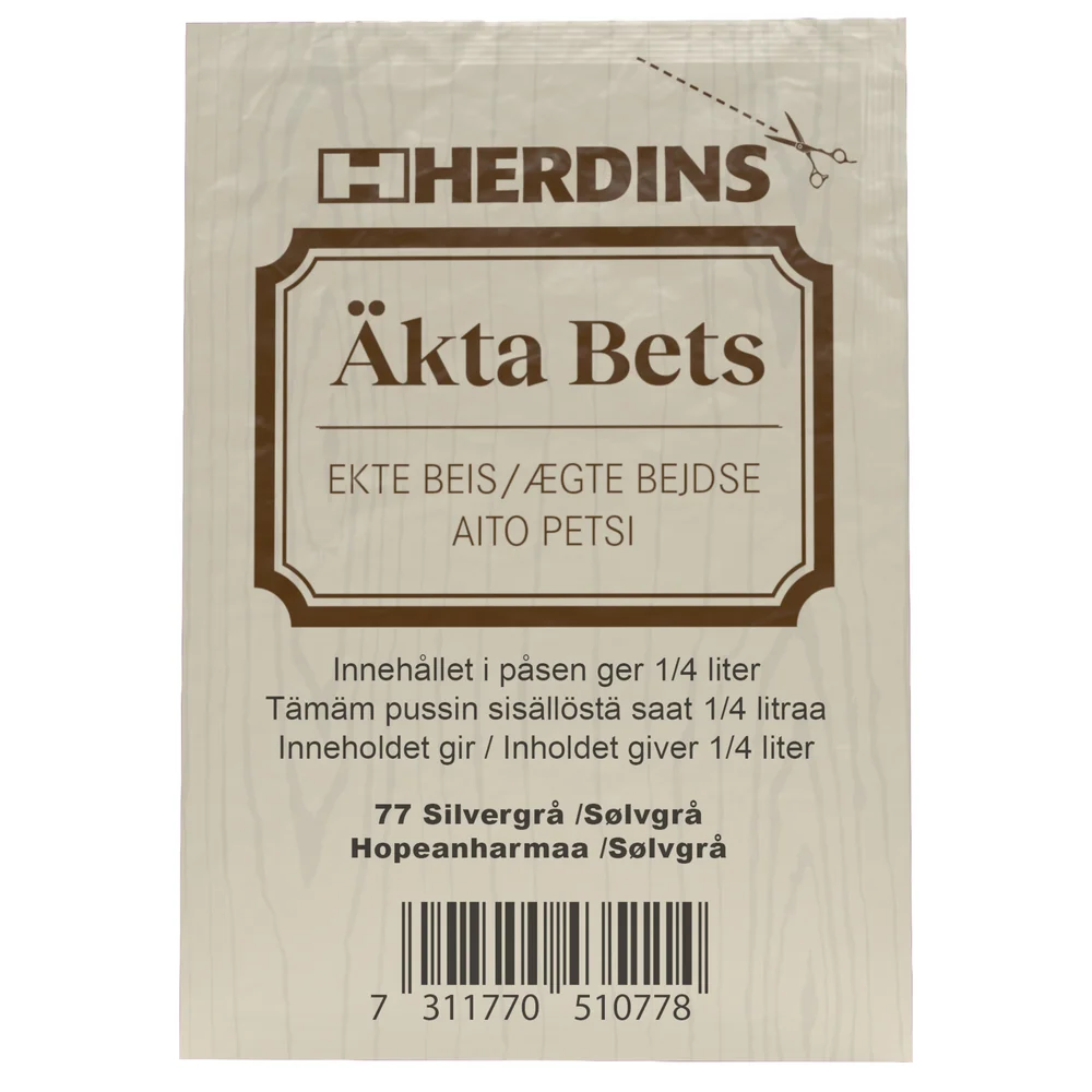 Herdins Herdins Äkta bets 77, silvergrå v:7060807