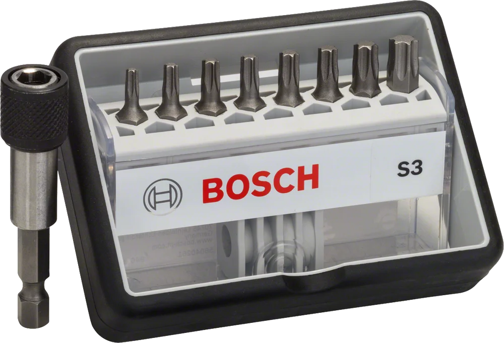 Bitssett s3 t8-40 xh qh 25mm a9 9 bosch n40 v:3088054