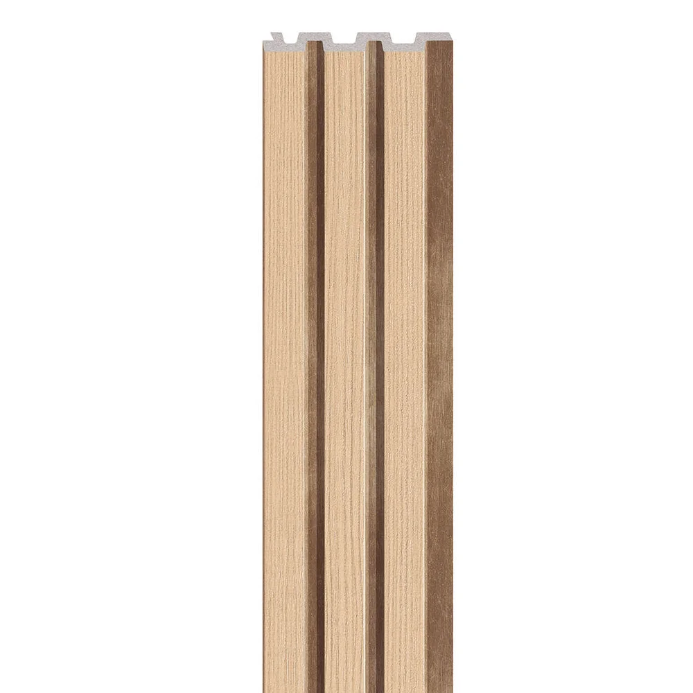 Linerio baderoms spileplate lys eik 12x122x2650 v:4915596 Linerio baderoms spileplate lys eik 12x122x2650 v:4915596