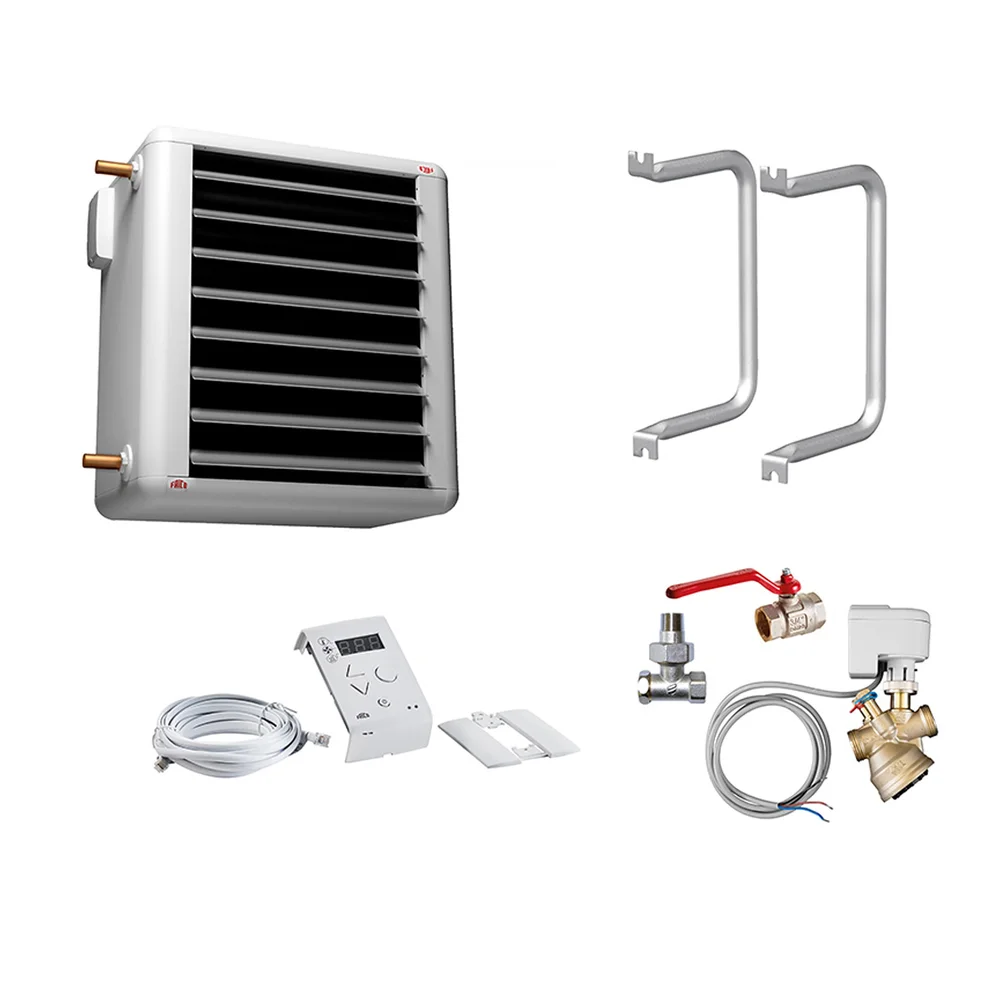 Frico Viftevarmeapparat med installasjonssett SWH12Kit v:1773481 Frico Viftevarmeapparat med installasjonssett SWH12Kit v:1773481
