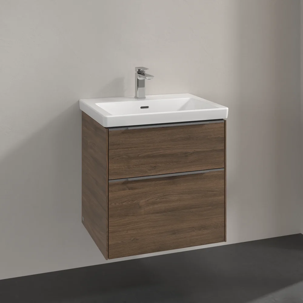 V&B SUBWAY 3.0 SERVANTSKAP 57X47 ARIZONA OAK HÅNDTAK I KROM v:7805770
