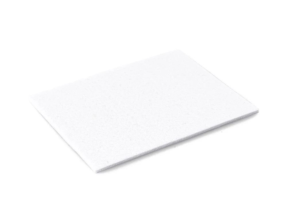Gulvbeskytter filt 100 x 125 mm hvit v:8616022 Gulvbeskytter filt 100 x 125 mm hvit v:8616022