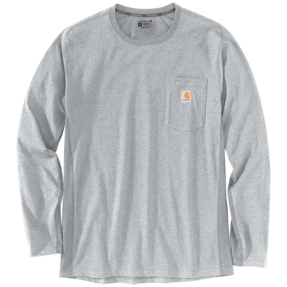 Carhartt Langermet t-skjorte, lys grå v:5242687 Carhartt Langermet t-skjorte, lys grå v:5242687